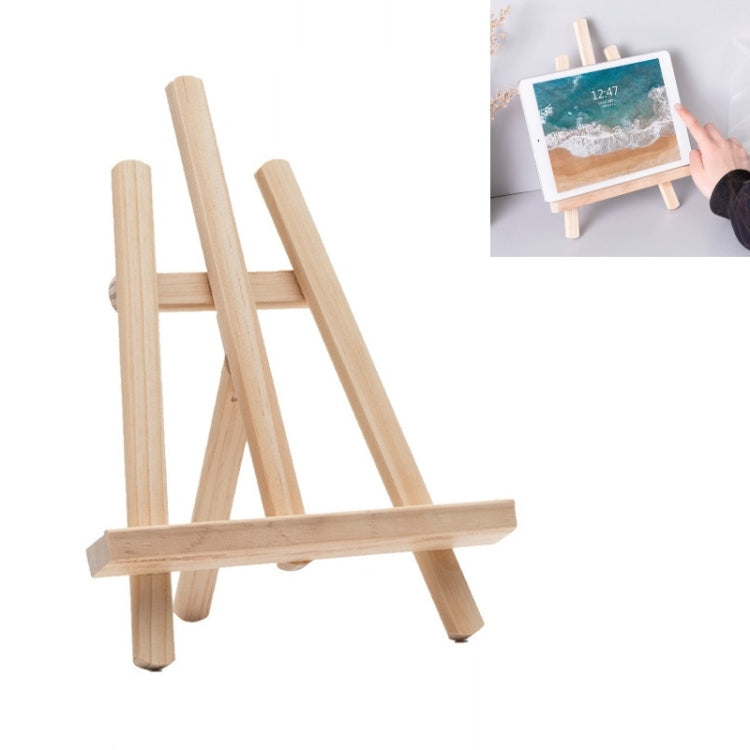 Wooden Desktop Mobile Phone Ipad Stand Flat Folding Mini Easel, Large