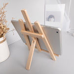 Wooden Desktop Mobile Phone Ipad Stand Flat Folding Mini Easel, Large