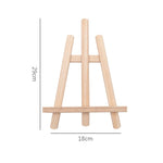 Wooden Desktop Mobile Phone Ipad Stand Flat Folding Mini Easel, Large