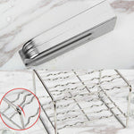 Stainless Steel DIY Ice Cream Mold Household Popsicle Ice Cream Mold, 6 Flat Head Double Grooves, 6 Round Head Double Grooves, 3 Flat 3 Round Head Double Grooves, 6 Watermelon Cups Double Slot
