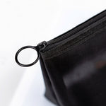 Black Transparent Mesh Cosmetic Bag Three-piece Large Capacity Travel Cosmetic Storage Bag, Three-piece Storage Bag