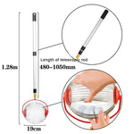 Garden Tools Nut Collector Fruit Picker Picking Walnut Picking Chestnut Picker, Telescopic Rod+Small Scroll Wheel, Telescopic Rod+Big Scroll Wheel