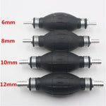 Universal Car Boat Motor Motorcycle Gasoline Pump Spherical Rubber Manual Fuel Pump, 6mm, 8mm, 10mm, 12mm