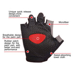 Summer Men Women Fitness Gloves Gym Weight Lifting Cycling Yoga Training Thin Breathable Antiskid Half Finger Gloves, M, XL, L, S