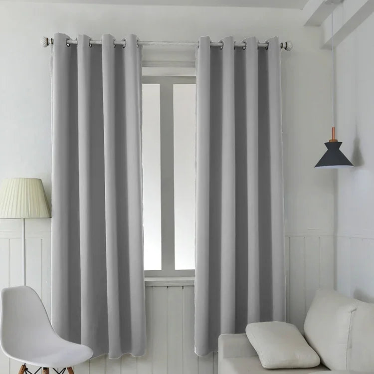 High-precision Curtain Shade Cloth Insulation Solid Curtain, 52x95 Inch（132x240CM）, 140x175, 42x63 Inch（107x160CM）, 140×240, 52×63 Inch（132×160CM）, 140x225