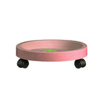 Universal Round Wheels Pot Tray Easy Moving Plant Pot Tray Garden Plate Plastic Stand