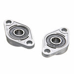 2pcs Diamond Bearing Housing Zinc Alloy Miniature Housing Bearing 3D Printer Accessories Universal, KFL08 (inner diameter 8), KFL000 (inner diameter 10), KFL001 (inner diameter 12)