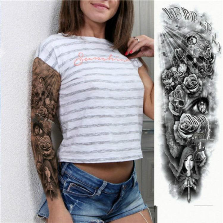 Large Arm Sleeve Waterproof Temporary Tattoo Sticker