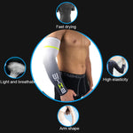 1 Pair Cool Men Cycling Running Bicycle UV Sun Protection Cuff Cover Protective Arm Sleeve Bike Sport Arm Warmers Sleeves, L, M, XXL, XL