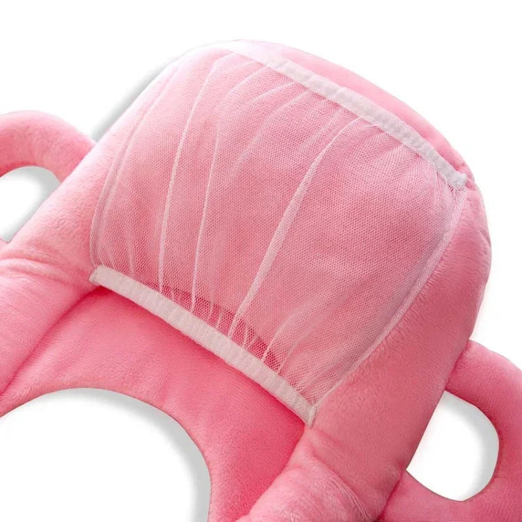 Infant Baby Bottle Rack Free Hand Bottle Holder Cotton Baby Milk Bottle Feeding Learning Nursing Pillow Cushion, Blue, Pink, Purple, Purple Flower