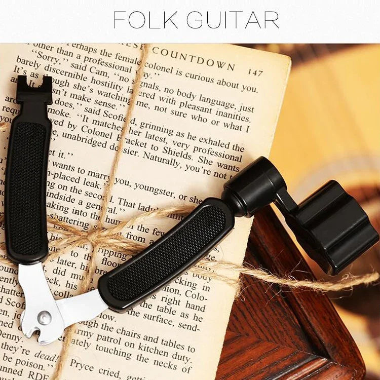 Guitar String Changing Tool Set String Trimmer Winding String Winding Three-in-one Clamp Guitar Accessories