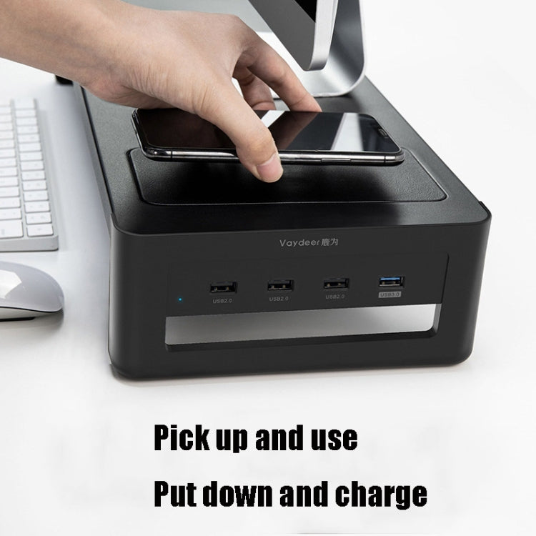 Vaydeer Computer Monitor Increased Desktop Screen Desktop Storage Base, Simple Configuration