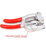 16 in 1 Stainless Steel Copper Aluminum Strip Iron Leather Plastic Manual Punching Pliers Punching Machine Set, 16 in 1