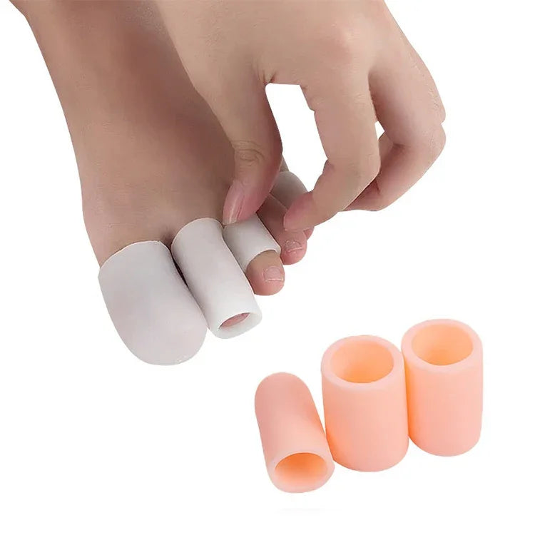 5 Sets Corn Toe Cover Finger Toe Care Set Color Random Delivry, Closed, Open, Tail Finger, Closed S, Closed L, Open S, Open L, Thickened Tail Finger