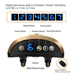 Digital Display Electronic Dog Training Device Pet Training Collar Bark Stop, Crown Pattern