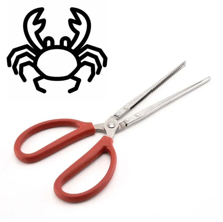 Crab Tongs Loach Tongs Sea Tool, 30cm Straight Clip, 38cm Straight Clip, 38cm Curved Clip, 53cm Ctraight Clip, 53cm Curved Clip