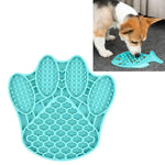Pet Cats and Dogs Silicone Slow Food Mat Anti-choke Bowl, Fish Type, Claw Type, Flower Type
