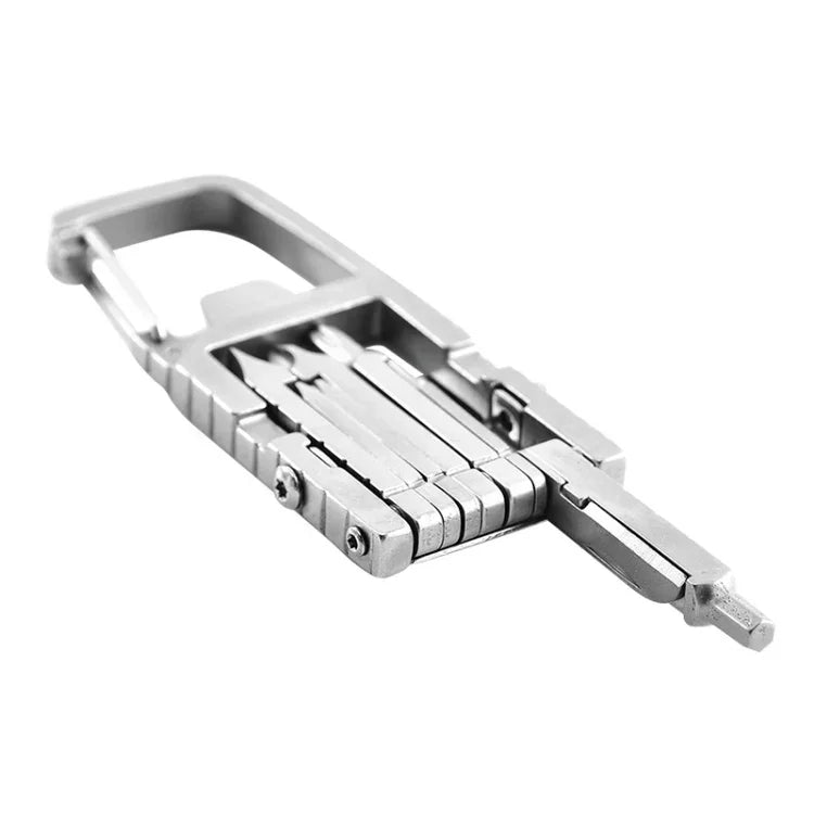 13 In 1 Multifunctional Stainless Steel Combination Batch Head Small Tool Foldable Outdoor Emergency Tool, 13 In 1