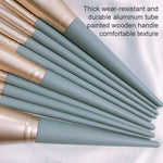 10 PCS / Set Makeup Brush Corn Silk Fiber Hair Loose Powder Brush Face And Eye Makeup Brush, Without Bag, With Blue Bag, With Silver Bag, With Pink Cylinder, With Green Cylinder, With Pink Zipper Bag