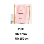 Soft And Thick Absorbent Fiber Bath Towel, Towel + Bath Towel