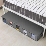 Non-Woven Bed Storage Box Foldable Quilt Clothes Dust-Proof & Moisture-Proof Storage Bag, 97x33x15cm