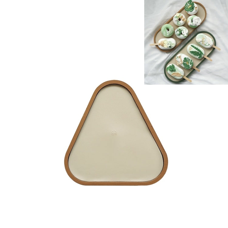Desktop Shallow Storage Tray Sundries Tray Jewelry Display Tray, , Oval (Warm Brown), , Triangle (Warm Brown), , Round (Warm Brown), , Oval (Dark Green), , Triangle (Dark Green), , Round (Dark Green), , Oval (Green Lotus), , Triangle (Green Lotus)     ...