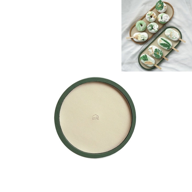 Desktop Shallow Storage Tray Sundries Tray Jewelry Display Tray, , Oval (Warm Brown), , Triangle (Warm Brown), , Round (Warm Brown), , Oval (Dark Green), , Triangle (Dark Green), , Round (Dark Green), , Oval (Green Lotus), , Triangle (Green Lotus)     ...