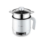 Multi-Function Electric-Cooker Mini Dormitory Student Cooking Rice Stir Frying Non-Stick Pot, 110V US Plug, White Manual Single Pot, White Manual Style with Steaming Grid, White Smart Single Pot, White Smart With Steaming Grid, Green Manual Single Pot ...