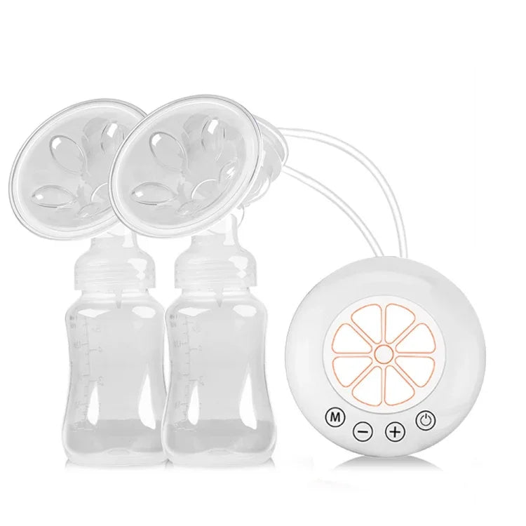 Large Suction Smart Electric Bilateral Breast Pump 12-Speed Silent Breast Pump, White, Pink, Yellow, Blue