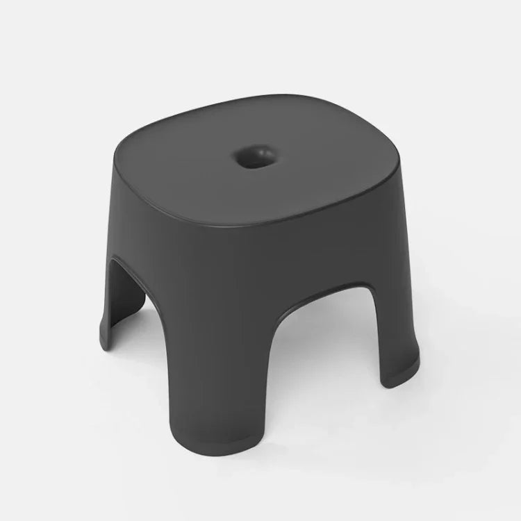 Household Bathroom Row Stools Plastic Stools Thickened Low Stools Square Stools Small Benches, Maple Yellow Children, Retro Red Children, Light Green Children, Black Children, Pink Adult, Maple Yellow Adult, Milk White Adult, Black Adult