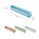 Seamless Paste Storage Rack Wall Paste Shoe Rack Bathroom Wall-Mounted Slippers Shelf Household Color Random Delivery, Color Random Delivery