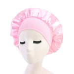 2 PCS TJM-301 Night Cap With Wide Brim And Elasticity Headband Ladies Chemotherapy Cap Hair Care Hat, M 56-58cm