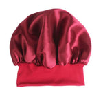 2 PCS TJM-301 Night Cap With Wide Brim And Elasticity Headband Ladies Chemotherapy Cap Hair Care Hat, M 56-58cm