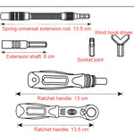 38 In 1 Labor-Saving Ratchet Multi-Purpose Screwdriver Set Household Hardware Tools Combination Screwdriver Toolbox, 38 In 1