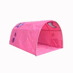 Children Home Bed Crawl Tunnel Game House Tent, Pink, Blue with Mosquito Net, Pink with Mosquito Net