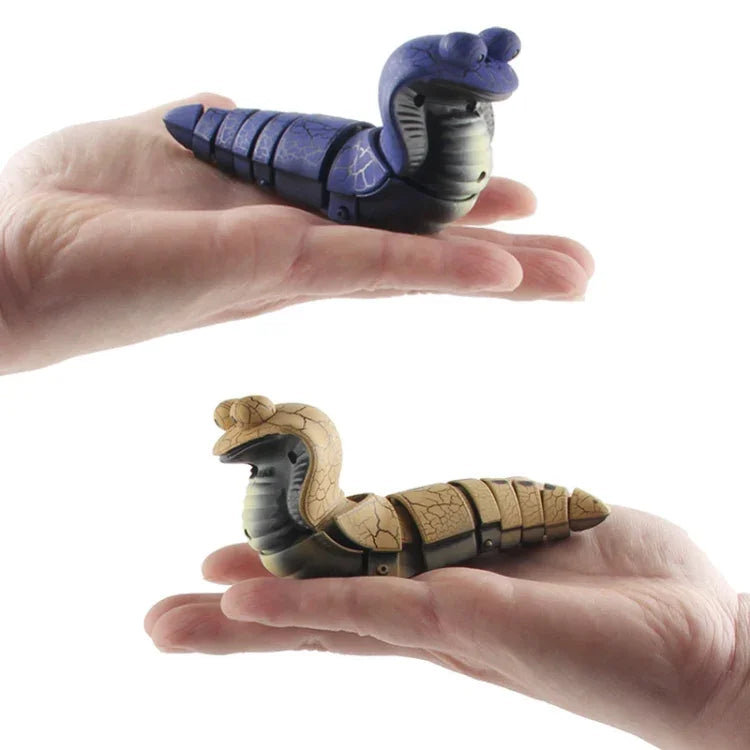 7702 Infrared Remote Control Simulation Cobra Tricky Toy, Cobra (Gray), Cobra (Purple)