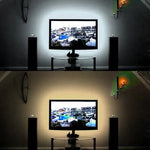 USB Power SMD 2835 Epoxy LED Strip Light Christmas Desk Decor Lamp for TV Background Lighting, 1m, 5m