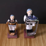 Watch Shelf Support Decorative Ornaments Watch Storage Box Display Stand, Large Old Butler + Black Cover, Small Astronaut + Black Cover, Large Astronaut  + Black Cover, Small Old Butler + White Cover, Large Old Butler + White Cover
