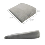 Memory Foam Infant Triangle Slope Cushion Pregnant Women Newborn Nursing Pillow, Crystal Soft Gray, Diamond Lattice White, Crystal Soft Black