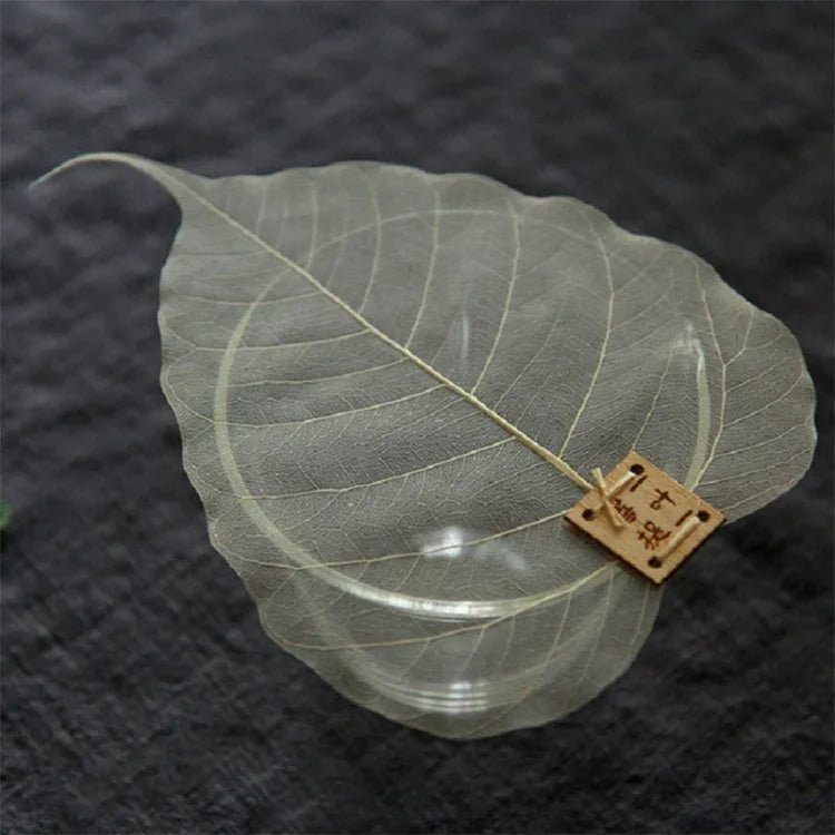 Creative Personality Natural Bodhi Leaf Filter Tea Leak, Bodhi Leaf