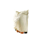 2 PCS Winter Plant Freeze Protection Cover Non-Woven Anti-Bacterial Tree Cover, 100x80cm Shrink Buckle, 180x120cm Zipper