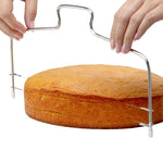 Stainless Steel Adjustable Wire Cake Cutter Slicer Leveler DIY Cake Baking Tools, Cake Cutter