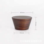 5 in 1 Solid Wood Coat Hook Wall Nail-Free Strong Sticky Hook, Nail-Free Strong Sticky Hook