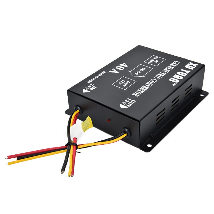 XUYUAN 480W Step-Down Converter 24V to 12V 40A Automotive DC Power Buck Converter, 480W 24V to 12V
