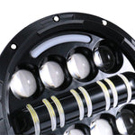7 Inch Motorcycle Retro Modified Headlights Day Trip LED Far Near Beam Lights  For Wrangler / Harley, Day Trip LED Far Near Beam Lights