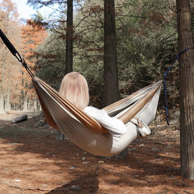 Outdoor Double Inflatable Hammock Anti-Rollover Camping Swing, Size: 270x140cm, 270x140cm Inflatable Green, 270x140cm Inflatable Blue, 270x140cm Inflatable Khaki