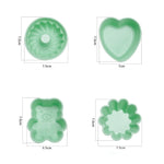 Creative DIY Silicone Cake Cup Muffin Cup Baking Mold,Style: Bear  (Macron Pink), Flower-shaped  (Macron Green), Flower-shaped (Macron Pink), Flower-shaped  (Candy Color), Hollow  (Macron Cyan), Hollow  (Macron Pink), Hollow  (Candy Color)             ...