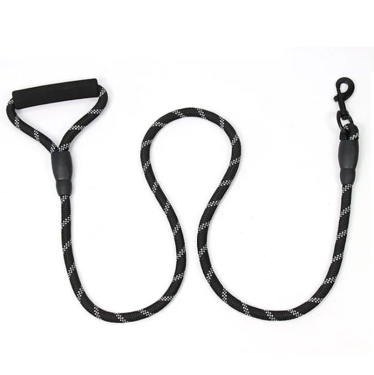 Pet Reflective Leash Medium & Large Dog Walking Supplies, Blue, Black, Red