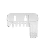 Magic Sticker Plastic Toiletry Makeup Storage Box Transparent Home Creative Organizing Box,Specification:, Shallow Style