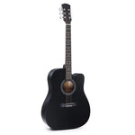 Folk Acoustic Guitar Beginner Training And Teaching Stringed Instruments, 41 Inch (Black), 41 Inch (Sunset Yellow)